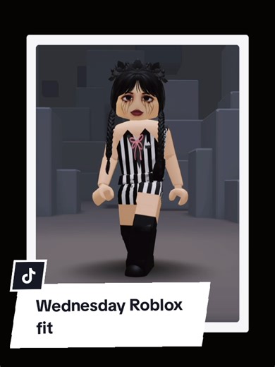 Easy Wednesday Roblox Outfit Tutorial
