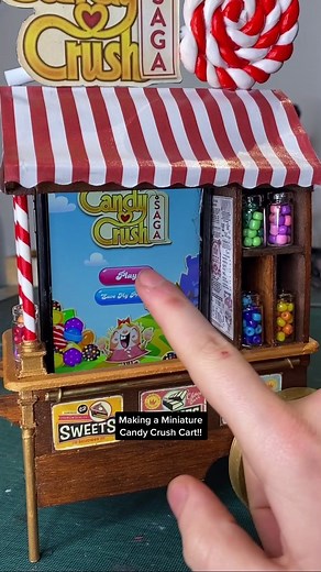 Creating a Miniature Candy Cart Phone Stand