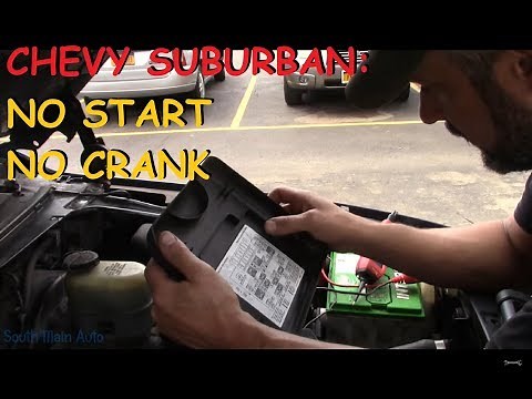 Chevy Suburban: No Crank "Special Case"