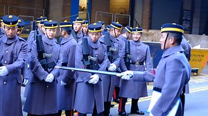 A behind the scenes look at the Queen's Gurkha Engineers prepare themselves to march out into the public glare on the Forecourt of Buckingham Palace. This video was shot in Wellington Barracks, with the initial scenes in the changing rooms of the basement before they form up out of sight and then march around to the parade square in Wellington Barracks for initial form up parade. #Gurkhas | The Gurkha Brigade Association