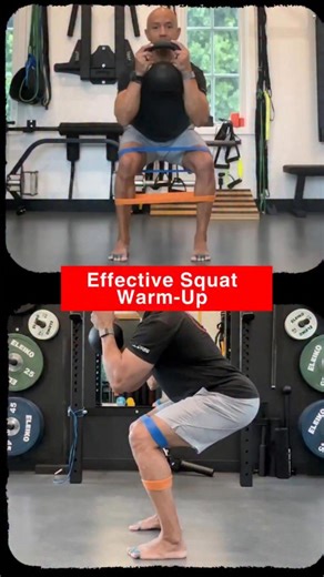 A better squat starts before the bar ever touches your back. Proper prep improves depth, control, and joint health: . 🔥Quadruped Hip Rocking (ankles dorsiflexed): Lubricates the posterior hip capsule, freeing the area where most people get stuck. . 🔥Prying Goblet Squat: Reinforces proper pelvis and spine positioning under load, keeping your squat safe and controlled. . 🔥Controlled Hip Rotations around Ankles: Wakes up ankle mobility, crucial for depth and balance. . 🔥Glute Activation with Mi