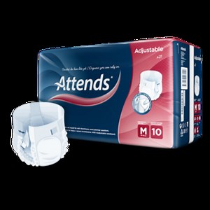 Attends Adjustable 10, Medium, 21st (x4) | Attends