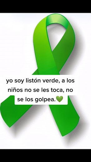 ¿Qué significa el listón verde para los niños?