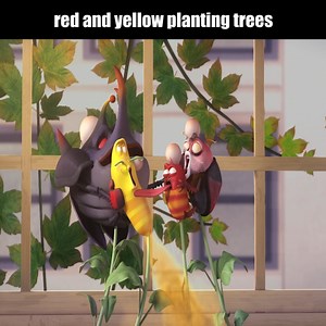 97K views · 3.8K reactions | red and yellow planting trees | No One | Facebook