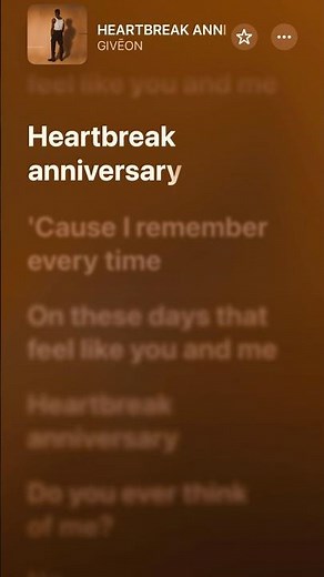 Heartbreak Anniversary By GIVEON