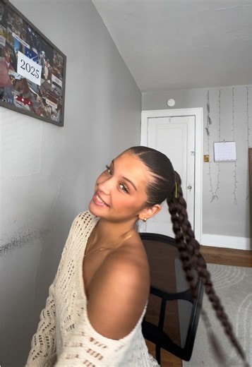 Slick back hairstyle 3 ways ft. @TIY Products 💚 #basketball #wbb #gameday #D1 #hairtok #gamedayhair #hairstyle #hairtutorial #d1 #hairstyles #haircare