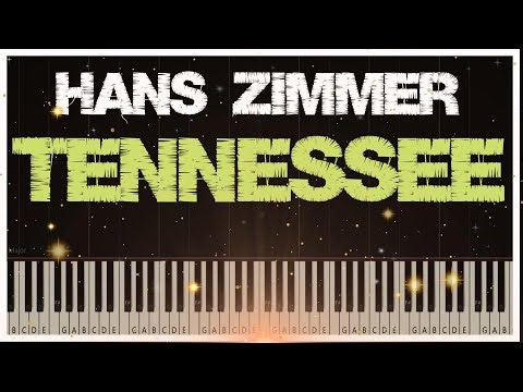 Tennessee - Hans Zimmer (Piano Tutorial)
