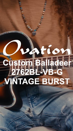 Ovation Guitars on Instagram: "American soul. European craftsmanship. The new Ovation Europe Line Custom Balladeer Deep Contour in Vintage Burst delivers bold projection, rich resonance, and unmistakable Ovation tone. Played by Mixed Up Everything, this guitar cuts through the mix—on stage and unplugged. Hear the heritage. Feel the class. #OvationGuitars #EuropeLine #VintageBurst #MixedUpEverything #StageReady AcousticElectric"