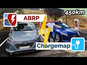 ABRP vs CHARGEMAP ! 450km pour comparer les 2 planificateurs sur mobile !