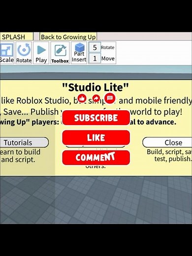 How to get Roblox Studio on Mobile! #roblox #tutorial #robloxstudio #fyp #shorts