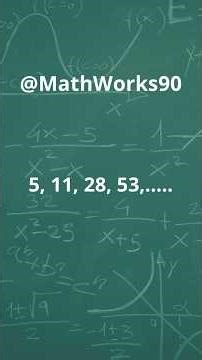 Find the pattern of the number sequence. #maths #educativa #math #mathstricks #mathematica