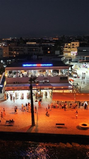 Drone footage of Paphos Sea Front at dusk. | Paphos Life