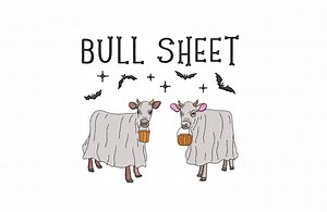 Bull Sheet Machine Embroidery Design. 5 Sizes. Ghost Cows Embroidery Design. Halloween Embroidery Design. Spooky Season Embroidery Design. - Etsy