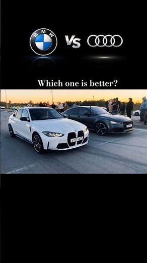Bmw M3 ❤️‍🔥 vs Audi Rs7 🥵