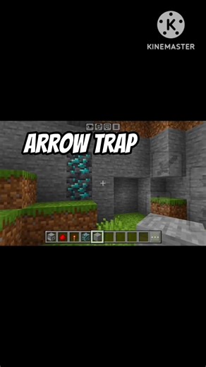 Minecraft Arrow Trap 😈🔥 #shorts