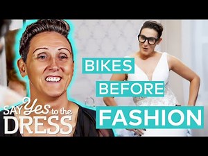 Biker Bride Wants A Dress That Matches Her Motorcycle | Say Yes To The Dress: Lancashire