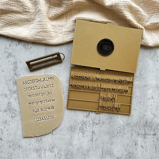 Tiny Classic Letter Font Set for Cookie Decorating – Alphabet & Numbers Revolutionary Mini Font Set – the Smallest Cookie Letter Stamps - Etsy