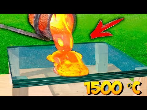 EXPERIMENT: LAVA vs BULLETPROOF GLASS