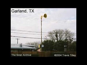 Garland Texas ACA Hurricane SIren (Audio Only)