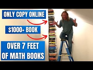 Math Books From Floor To Ceiling
