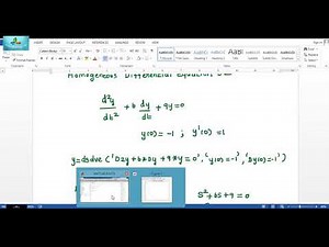 how to get solution of differential equation using matlab