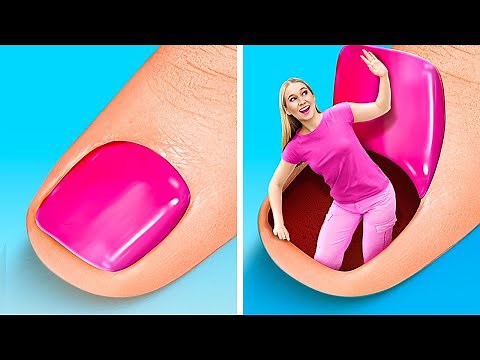 💖 COME DIVENTARE UNA BARBIE 💖 Trucchi di Bellezza & Gadget Utili per il Makeover Estremo su 123 GO!