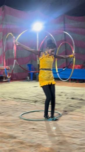 Sikha som upadhaya on Instagram: "Hoola hoop dance at circus 🎪 #reels #fbreels #circus #hoolahoop #dance"