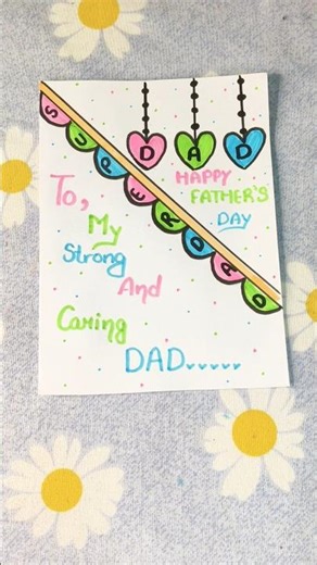 🌸easy card for father's day 🤗#youtubeshorts #cards #fathersday #cardmaking #shorts #trending #craft