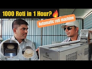 Automatic Chapati Making Machine Demo | Roti Machine for Restaurant, Canteen, PG, mess | Hindi Guide