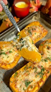 Stuffed Butternut Squash ➡️ Recipe ⬇️ #stuffedbutternutsquash #butternutsquash #fallrecipes #healthyrecipes #vegetarianrecipes #cozyfood #comfortfood #seasonalcooking #easyrecipes #plantbased #pumpkinrecipes | Essen Paradies
