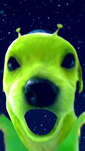 Alien dog singing Zoo from Zootopia 2