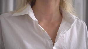 Unrecognizable White Woman Unbuttons Her Shirt Stock Footage Video (100% Royalty-free) 1091438227 | Shutterstock