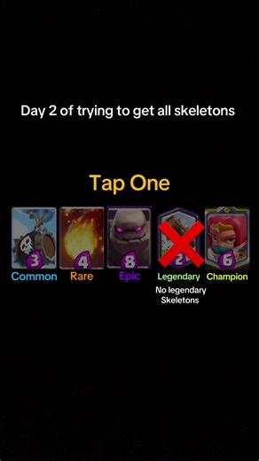 joelitogoated (@joelitogoated)’s video of legendary skeletons clash royale