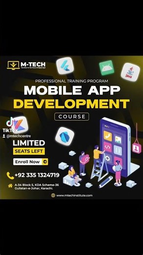 👉 “Flutter or Java – which one should you learn first? #mtechitinstitute #flutter #flutterio #foryou