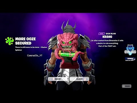 Complete all Phases of Splinter's Plan - How to unlock FREE Krang Back Bling in Fortnite