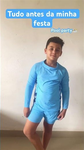 Tudo antes da minha festa “pool party