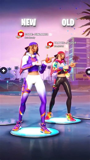 New Vs Old Fortnite Skins☺#shorts