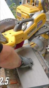 Chop saw hack: 65-degree cuts without buying new tools #carpentrylife #shorts