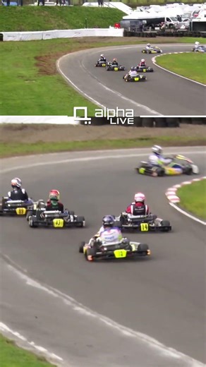 DOUBLE overtake at Shenington Kart Club #karting #alphalive #racing