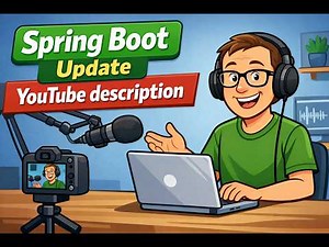 Spring Boot Update YouTube description and tags with client json file and oauth2 token