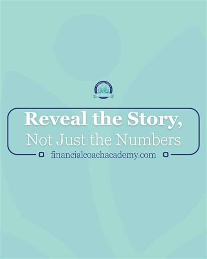 As financial coaches, our most powerful client sessions happen when they truly SEE their financial reality for the first time. When we over-prepare for sessions, we process information mentally beforehand. This often leads us to skip essential explanatory steps that clients need to hear, as we've already moved several steps ahead in our own understanding. Remember to narrate your thought process out loud. Slow down. Your clients need to hear HOW you're interpreting their numbers. Your conclusion