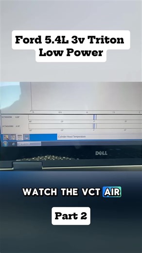 Ford 5.4L 3v Triton Low Power P0011 P0021 VCT Timing Error Diagnostics - P2 #fyp #carrepair #engineering #ford #automotive #mechanic #engine