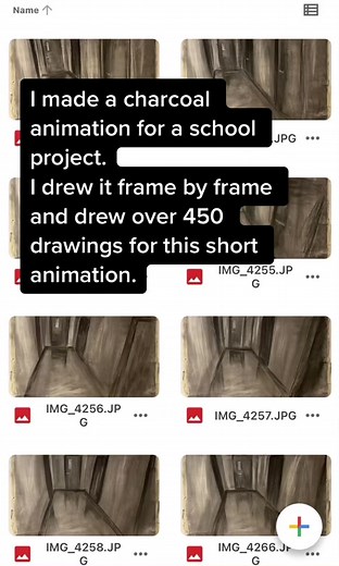 Charcoal Animation School Project