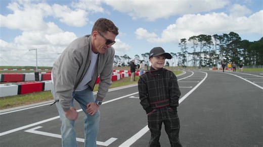 Scott Dixon’s son first to lap new Auckland kart track