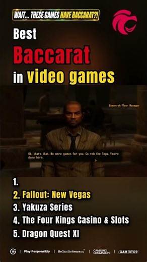 Best Baccarat in Video Games! 🎮 🃏