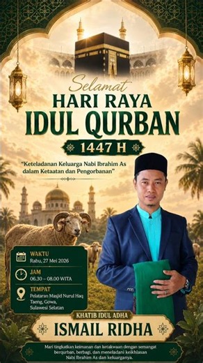 Happy Eid al-Adha 1447 H. Please accept my sincere apologies.