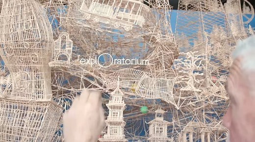 Scott Weaver's toothpick kinetic sculpture, an Exploratorium tour