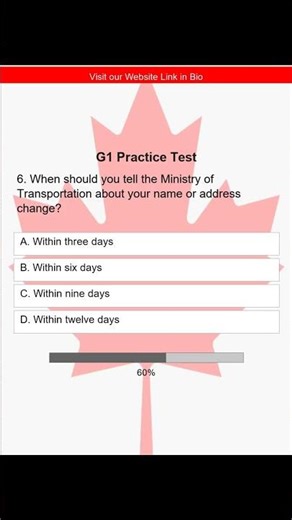 G1 Name/Address Change Deadline? 6 Days!