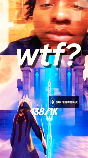 Bugged infinity Blade #fortnite #shorts