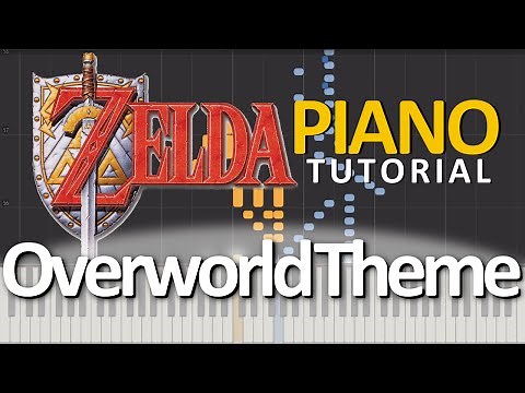 THE LEGEND OF ZELDA: A Link to the Past (Overworld Theme) [Piano Tutorial] [Synthesia]
